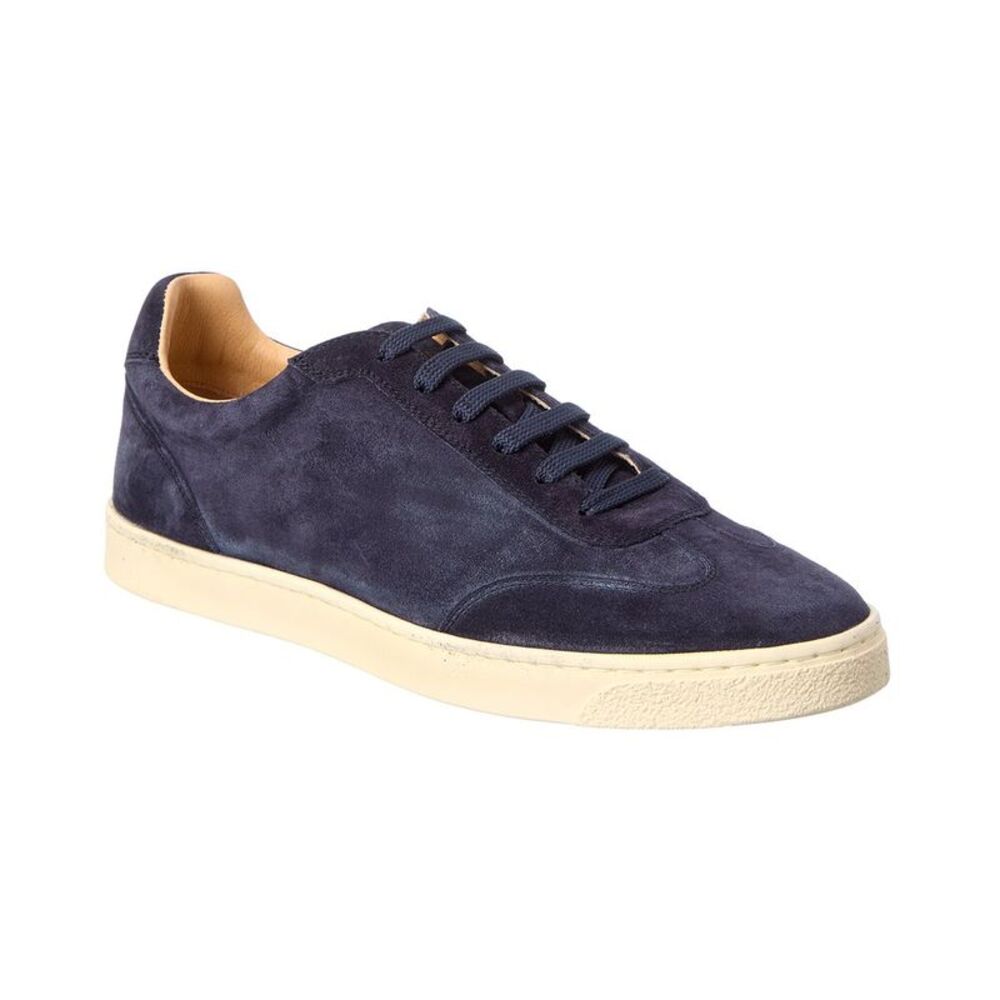 Brunello Cucinelli Suede Sneaker, Blue
